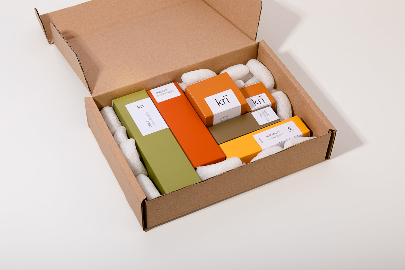 Kri Skincare delivery packaging